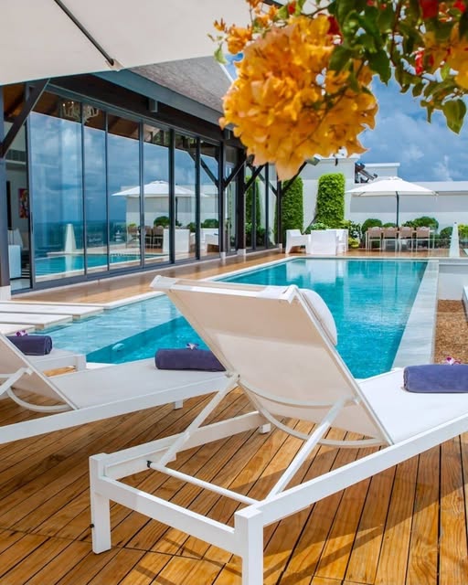 · POV: the only decision you have to make today is which sun lounger Villa Paradiso •• Villa Paradiso 7 Bedroom Luxury Seaview Vacation Vill