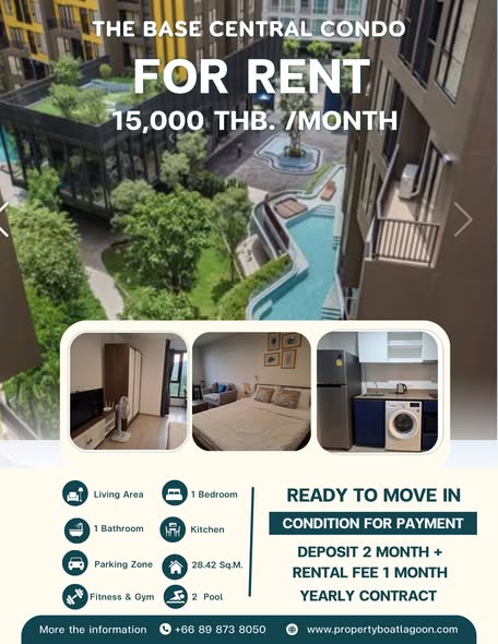 for Rent Prime location in the heart of Phuket Moutian view Building C, 8th Floor Studio Room | 28