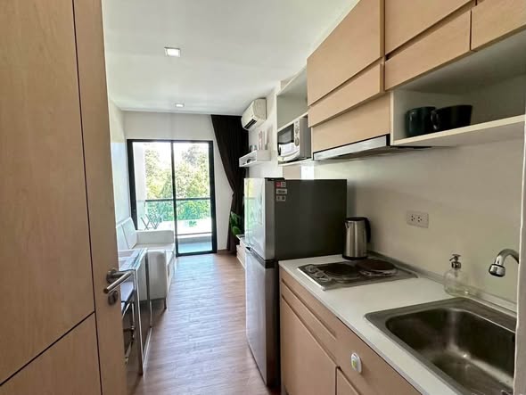 FOR RENT: The Happy Place Condominium เดอะ แฮปปี้ เพลส คอนโดมิเนียม 15,000 บาท/เดือน Room Details • 1 Bedroom • 1 Bathroom • Size: 28