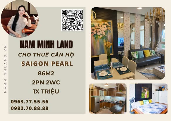 Hải Yến – 0963 77 55 56 Nam Minh Land – Uy tín tạo nên thương hiệu #ChoThueSaigonPearl #CanHo2PN #NamMinhLand #CanHoCaoCap #Sai