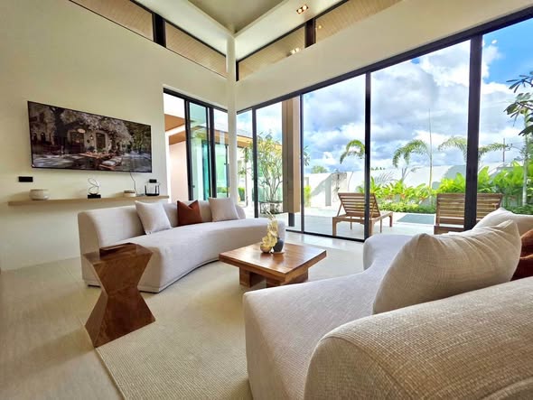 for Rent | Thalang | Near Bang Tao Beach Experience luxury, privacy, and comfort in this beautifully designed private pool villa, located