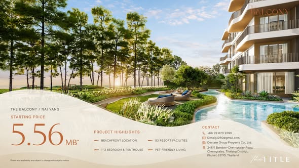 of common areas • 1–2 Bedroom and Penthouse residences • Pet-friendly living • Swimming pools, fitness, wellness areas