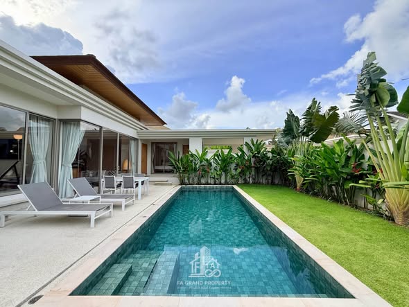 FOR RENT • Private Pool Villa at Trichada Phuket Rental Price: 180,000 THB/Month (1-Year Contract) Terms: 2 months deposit + 1 month in ad