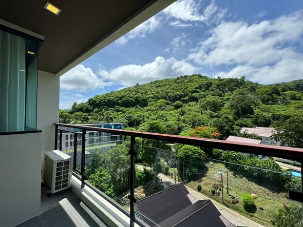 for rent Studio room come with nice view + kitchen + balcony near karon beach Price 20,000 per month for 1 year contract Deposit 2 months