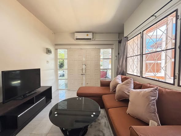 For Rent - Chao-Fha Thani Village Chalong Available to move in 2 Bedrooms 2 Bathrooms living room kitchen room Parking area Air conditione