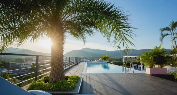 for Rent at Noon Village Condo, Chalong, Phuket THB 18,000/month (Yearly Contract) Details: 1 Bedroom | 1 Bathroom | 30 sq