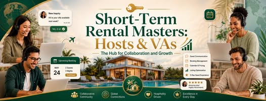 PTPA Hi everyone! I’d like to invite short-term rental hosts, property managers, co-hosts, and virtual assistants to join our new community: