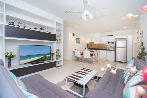 This beautifully appointed 3-bedroom apartment at Regent Kamala is perfect for families, digital nomads, or co-living expats wanting the