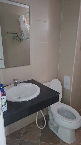 for Rent in Patong 7500 ฿ / month Long term rental 1 year contract room with balcony air condition, TV, refrigerator, water heater, Wi-Fi,