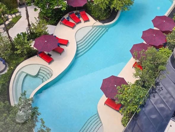 FOR RENT The Base Cherngtalay, Phuket Rental: 58,000THB/month (12-month contract) 63,000 THB/month (6-month contract) • 2-bedroom, 2-bathr