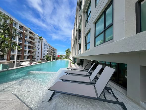 Space Condo Choengtaley New room ready to move in on Now Pool View 67sq